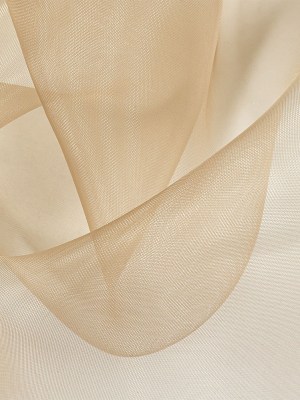 Stiff Mesh-Like Polyester Organza – Gold – Iris Collection Stiff Mesh-Like Polyester Organza – Gold – Iris Collection