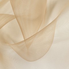 Stiff Mesh-Like Polyester Organza – Gold – Iris Collection Stiff Mesh-Like Polyester Organza – Gold – Iris Collection