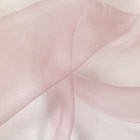 Stiff Mesh-Like Polyester Organza – Powder Pink – Iris Collection Stiff Mesh-Like Polyester Organza – Powder Pink – Iris Collection