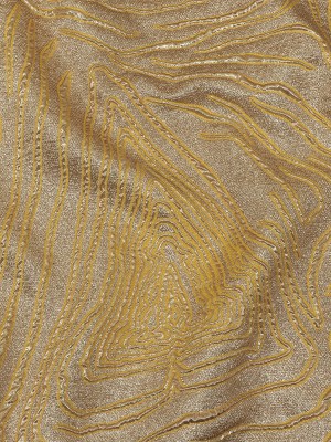 Metallic Gold and Mustard Contour Lines Luxury Brocade Metallic Gold and Mustard Contour Lines Luxury Brocade