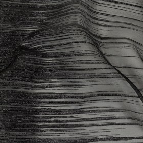 Metallic Black Lines Luxury Organza Brocade Metallic Black Lines Luxury Organza Brocade