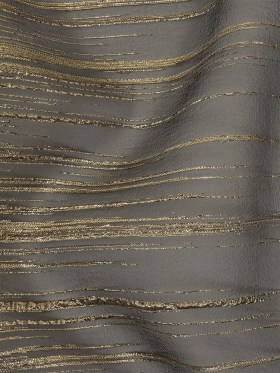 Metallic Gold and Black Lines Luxury Organza Brocade Metallic Gold and Black Lines Luxury Organza Brocade