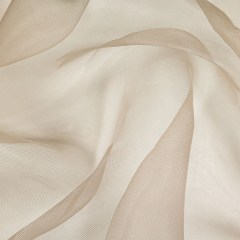 Stiff Mesh-Like Polyester Organza – Beige – Iris Collection Stiff Mesh-Like Polyester Organza – Beige – Iris Collection