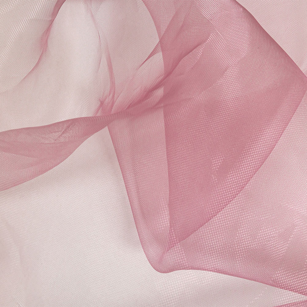 Stiff Mesh-Like Polyester Organza – Pink Lilac – Iris Collection Stiff Mesh-Like Polyester Organza – Pink Lilac – Iris Collection