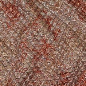 Metallic Copper, Bronze and Silver Diamond Quilted Luxury Brocade Metallic Copper, Bronze and Silver Diamond Quilted Luxury Brocade