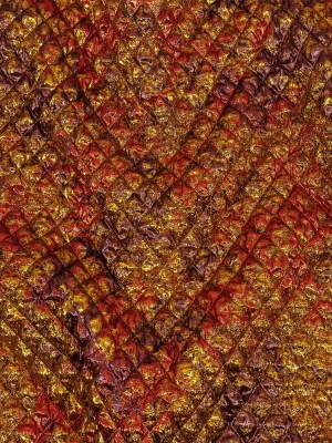 Metallic Red, Gold and Burgundy Diamond Quilted Luxury Brocade Metallic Red, Gold and Burgundy Diamond Quilted Luxury Brocade