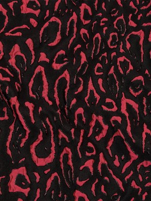 Metallic Black and Hot Pink Animal Spots Luxury Brocade Metallic Black and Hot Pink Animal Spots Luxury Brocade