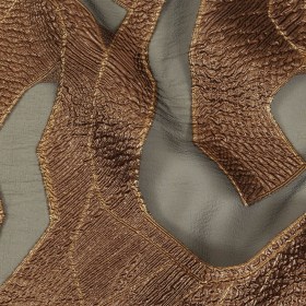 Metallic Bronze and Black Abstract Luxury Burnout Brocade Metallic Bronze and Black Abstract Luxury Burnout Brocade