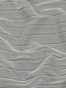 Metallic Silver and White Barcode Stripes Luxe Novelty Mesh Metallic Silver and White Barcode Stripes Luxe Novelty Mesh