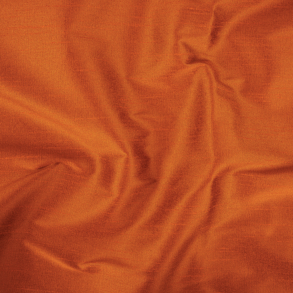 Polyester Shantung – Rustic Orange – Eirian Collection Polyester Shantung – Rustic Orange – Eirian Collection