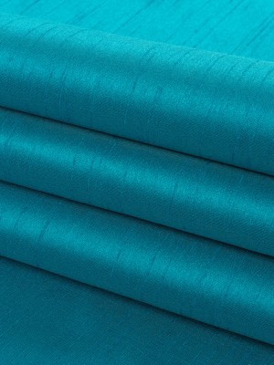Polyester Shantung – Teal Blue – Eirian Collection Polyester Shantung – Teal Blue – Eirian Collection