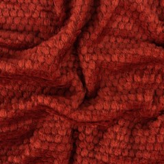 Sun Dried Tomato Plush Polyester Bubble Fleece Sun Dried Tomato Plush Polyester Bubble Fleece