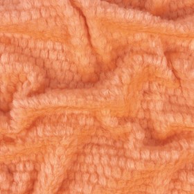Papaya Punch Plush Polyester Bubble Fleece Papaya Punch Plush Polyester Bubble Fleece