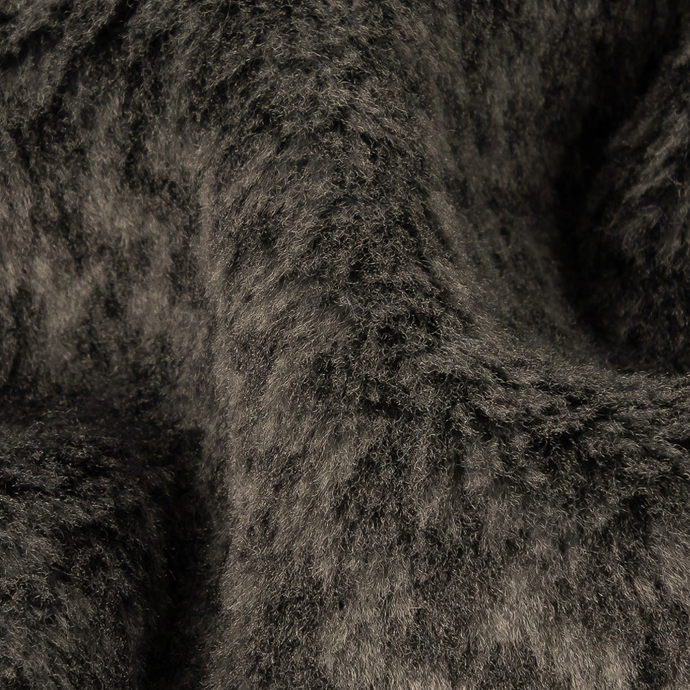 Peat Zig Zags Polyester Fleece