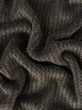 Peat Zig Zags Polyester Fleece Peat Zig Zags Polyester Fleece