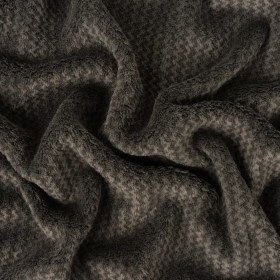 Peat Zig Zags Polyester Fleece Peat Zig Zags Polyester Fleece