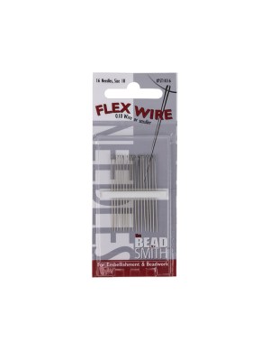 Beadwork Needles For .010 Flexwire – 16 Pack Beadwork Needles For .010 Flexwire – 16 Pack