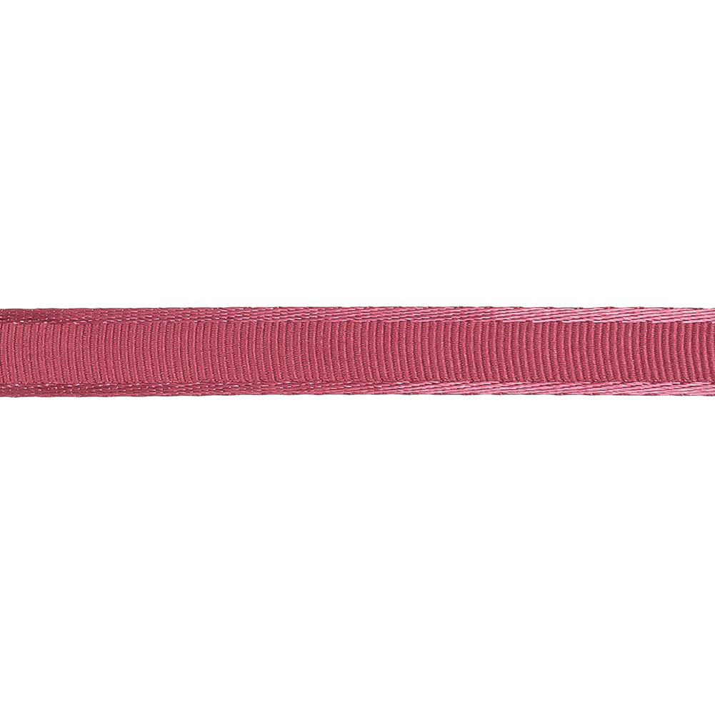 Dusty Pink Satin-Edged Grosgrain Ribbon - 0.375"