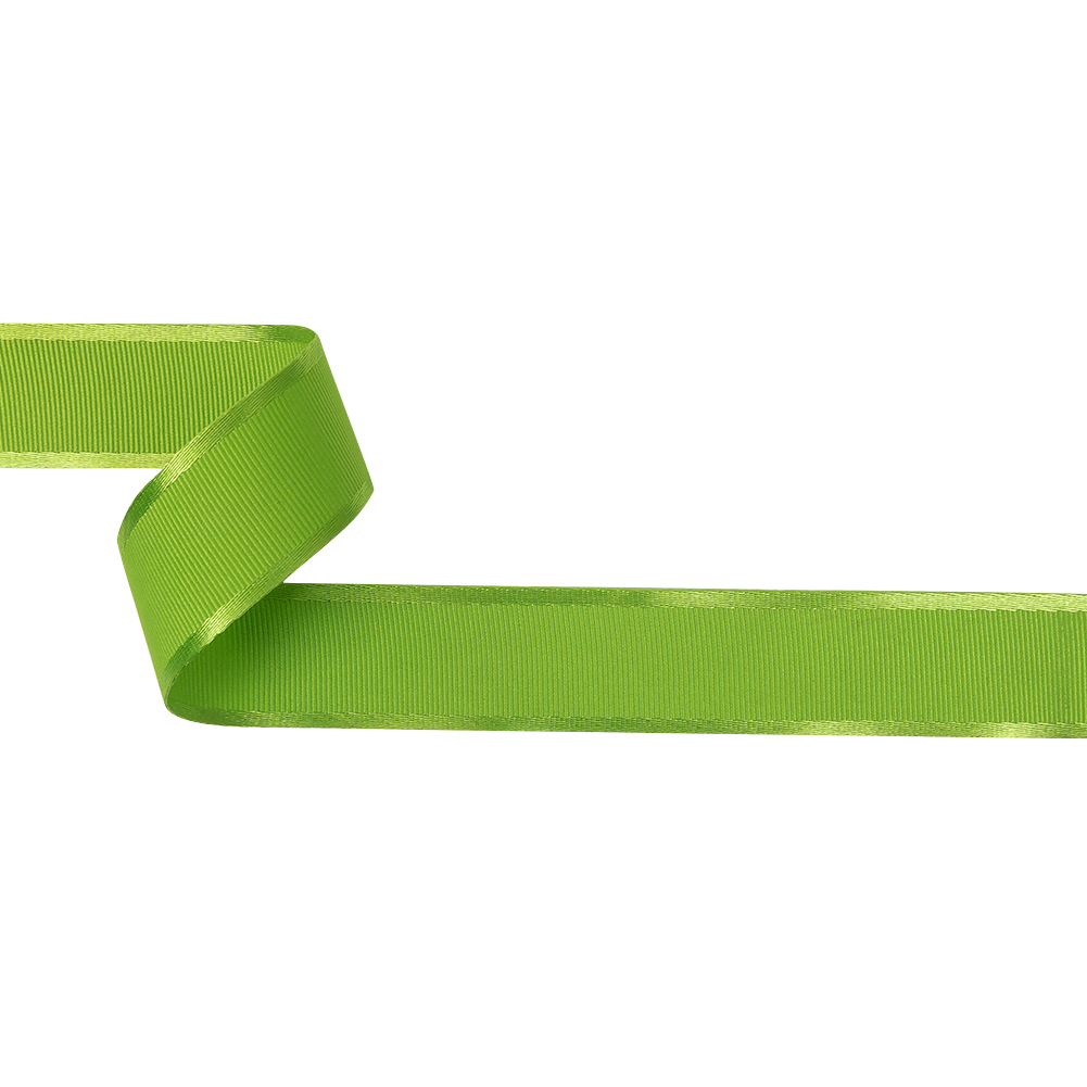 Lime Satin-Edged Grosgrain Ribbon – 1″ Lime Satin-Edged Grosgrain Ribbon – 1″