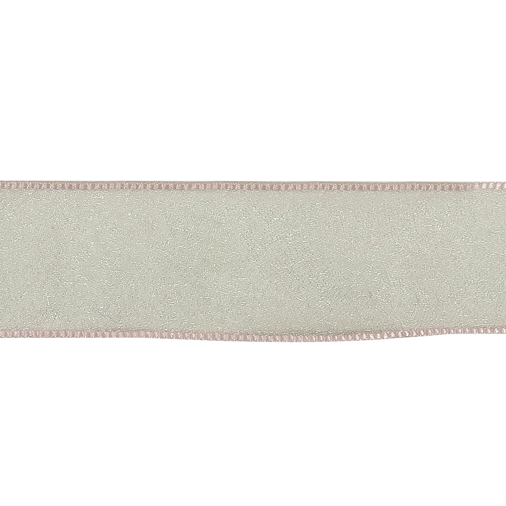 Potpourri Shimmering Organza Ribbon with Woven Edges - 1.125"