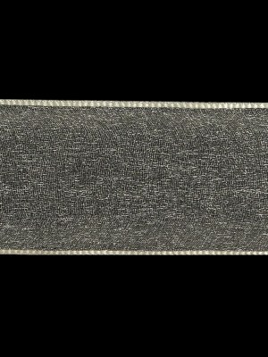 Cannoli Cream Shimmering Organza Ribbon with Woven Edges – 1.5″ Cannoli Cream Shimmering Organza Ribbon with Woven Edges – 1.5″