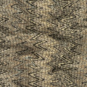 Gray, Beige and Oatmeal Zig Zag Cotton and Polyester Novelty Woven Gray, Beige and Oatmeal Zig Zag Cotton and Polyester Novelty Woven