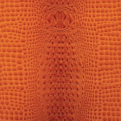 Alligator 3D Embossed Vinyl – Crush Orange – Congaree Collection Alligator 3D Embossed Vinyl – Crush Orange – Congaree Collection
