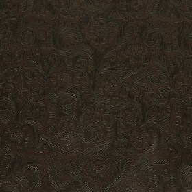Vintage-Look Floral Embossed Vinyl – Chocolate – Wynonna Collection Vintage-Look Floral Embossed Vinyl – Chocolate – Wynonna Collection