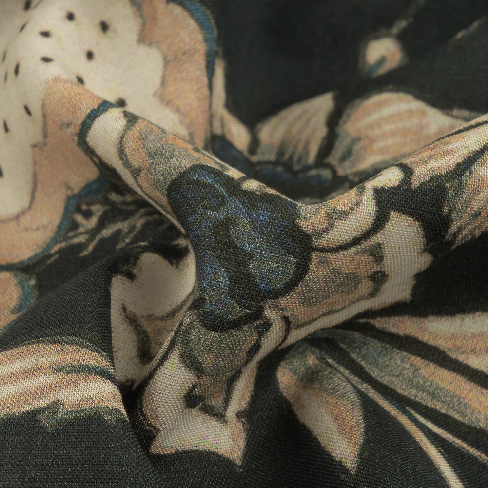 Mood Exclusive Dark Navy Limitless Love Cotton Shirting