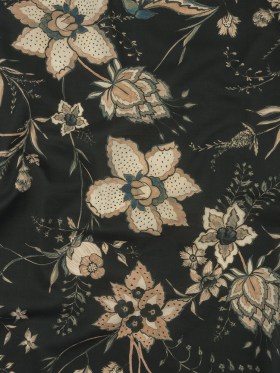 Mood Exclusive Dark Navy Limitless Love Cotton Shirting Mood Exclusive Dark Navy Limitless Love Cotton Shirting