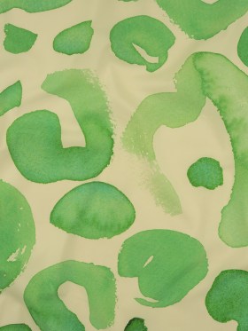 Stretch Cotton Poplin Print – Green Ash and Cream Abstract Spots – Mood Exclusive Painter’s Polka Stretch Cotton Poplin Print – Green Ash and Cream Abstract Spots – Mood Exclusive Painter’s Polka