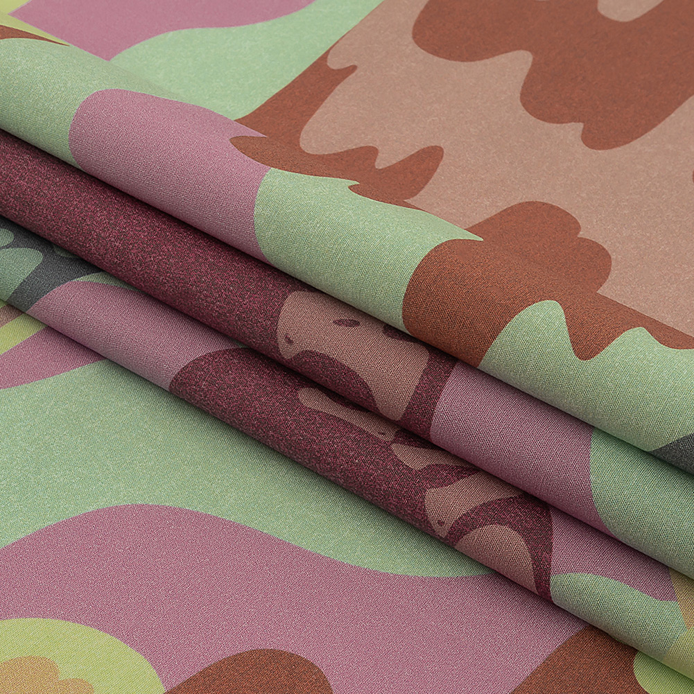 Stretch Cotton Poplin Print – Pink and Yellow Clouds and Bubbles – Mood Exclusive Buttoned Up Stretch Cotton Poplin Print – Pink and Yellow Clouds and Bubbles – Mood Exclusive Buttoned Up