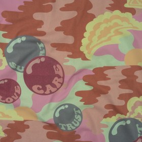 Stretch Cotton Poplin Print – Pink and Yellow Clouds and Bubbles – Mood Exclusive Buttoned Up Stretch Cotton Poplin Print – Pink and Yellow Clouds and Bubbles – Mood Exclusive Buttoned Up