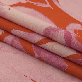 Stretch Cotton Poplin Print – Flame Red and Pink Painted Flowers and Hearts – Mood Exclusive My Valentine Stretch Cotton Poplin Print – Flame Red and Pink Painted Flowers and Hearts – Mood Exclusive My Valentine