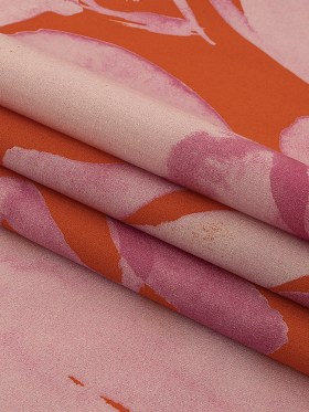 Stretch Cotton Poplin Print – Flame Red and Pink Painted Flowers and Hearts – Mood Exclusive My Valentine Stretch Cotton Poplin Print – Flame Red and Pink Painted Flowers and Hearts – Mood Exclusive My Valentine