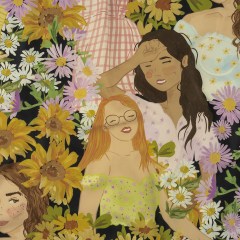 Stretch Cotton Poplin Print – Sky Captain Women and Flowers – Mood Exclusive Femmes au Jardin Stretch Cotton Poplin Print – Sky Captain Women and Flowers – Mood Exclusive Femmes au Jardin