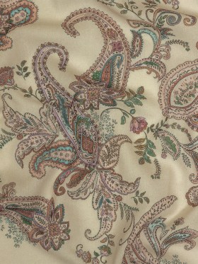 Cotton Gauze – Beige and Pink Paisley – Mood Exclusive Ask Alice Print Cotton Gauze – Beige and Pink Paisley – Mood Exclusive Ask Alice Print