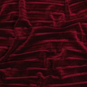 Pleated Velour – Wine – Tver Collection Pleated Velour – Wine – Tver Collection