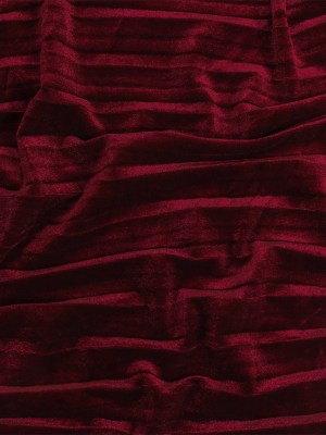 Pleated Velour – Wine – Tver Collection Pleated Velour – Wine – Tver Collection