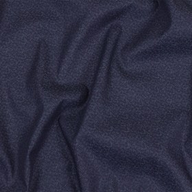 Maritime Blue Tiny Leaves Cotton Chambray Maritime Blue Tiny Leaves Cotton Chambray