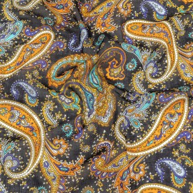 Gauzy Cotton Voile – Midnight Navy, Hawaiian Sunset and Limoges Paisley – Deadstock Gauzy Cotton Voile – Midnight Navy, Hawaiian Sunset and Limoges Paisley – Deadstock