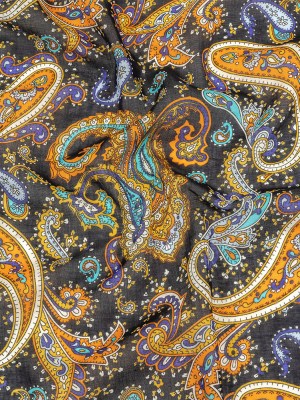 Gauzy Cotton Voile – Midnight Navy, Hawaiian Sunset and Limoges Paisley – Deadstock Gauzy Cotton Voile – Midnight Navy, Hawaiian Sunset and Limoges Paisley – Deadstock
