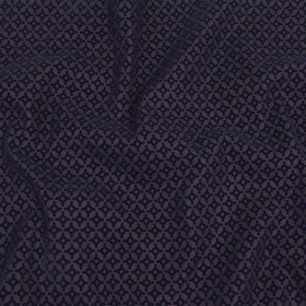 Navy Flocked Diamond Stars on Black Diamonds Stretch Cotton Dobby Navy Flocked Diamond Stars on Black Diamonds Stretch Cotton Dobby
