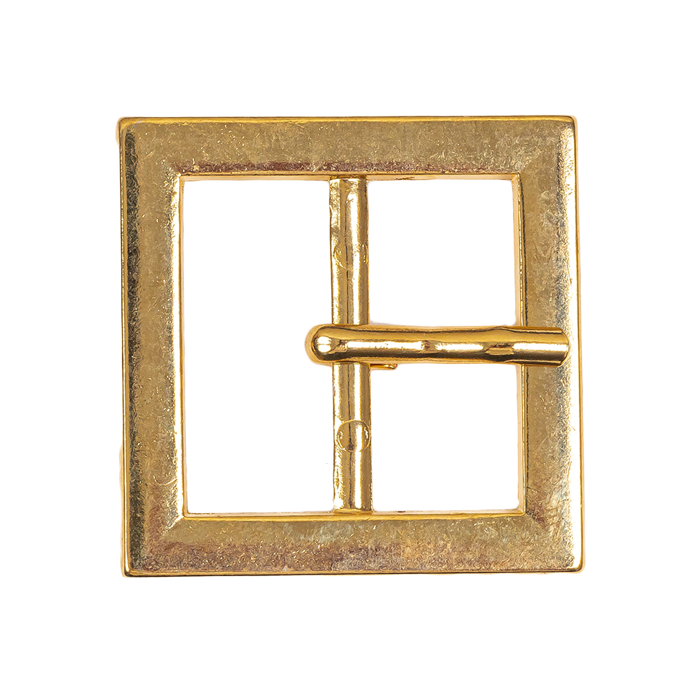 Gold Square Frame Metal Buckle – 1.375″ x 1.375″ Gold Square Frame Metal Buckle – 1.375″ x 1.375″