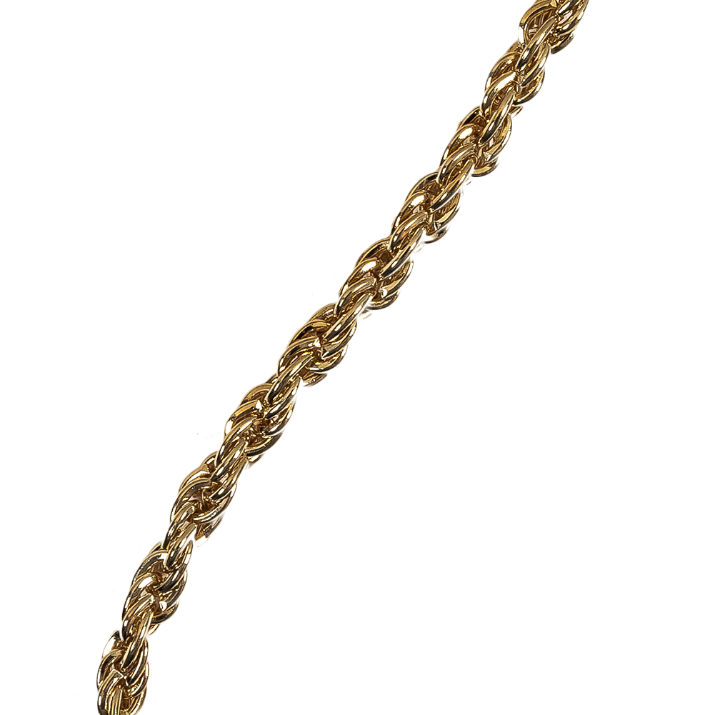 Gold Spiral Chain Purse Strap - 43.25"