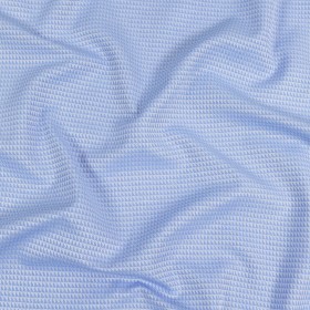 Blue and Periwinkle Triangles Cotton and Polyester Twill Blue and Periwinkle Triangles Cotton and Polyester Twill