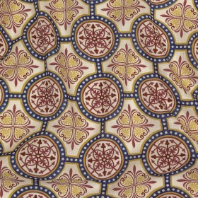 Viscose and Linen Woven Print – Yellow, Red and Blue Medallions – Mood Exclusive Gawain’s Glory Viscose and Linen Woven Print – Yellow, Red and Blue Medallions – Mood Exclusive Gawain’s Glory