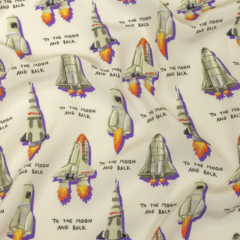 Mood Exclusive One Small Step Viscose Poplin Mood Exclusive One Small Step Viscose Poplin