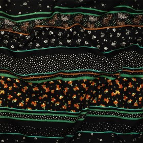 Mood Exclusive Stripes of Fancy Viscose Crepe Mood Exclusive Stripes of Fancy Viscose Crepe
