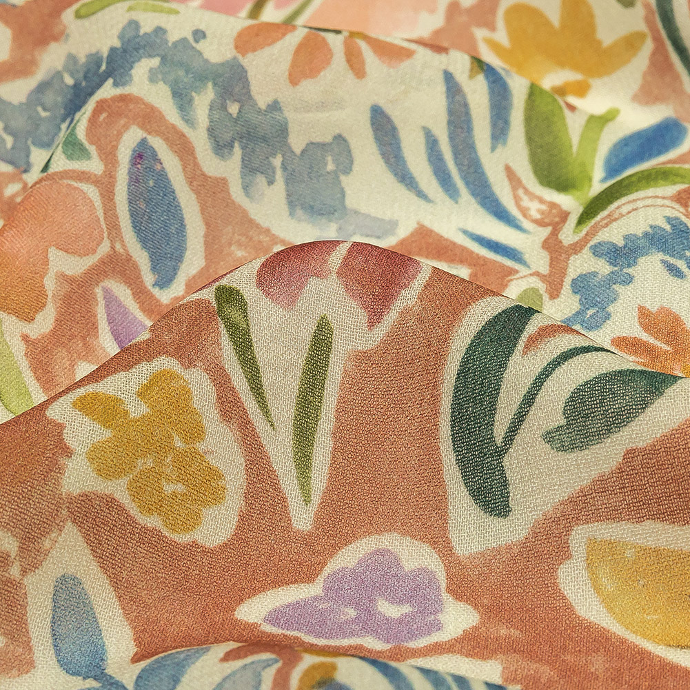 Mood Exclusive Dusty Rose Collection of Cuttings Viscose Georgette Mood Exclusive Dusty Rose Collection of Cuttings Viscose Georgette